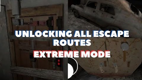 Granny V1.8 - Unlocking All Escape Routes In EXTREME MODE