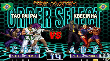 KBECINHA en Super Duelo vs TAO PAI PAI TOP MATCH BRASIL KOF 2002