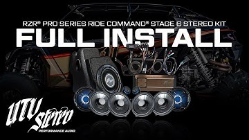 How to Install: UTV Stereo RZR® Pro Series Ride Command® Stage 6 Stereo Kit (Old)