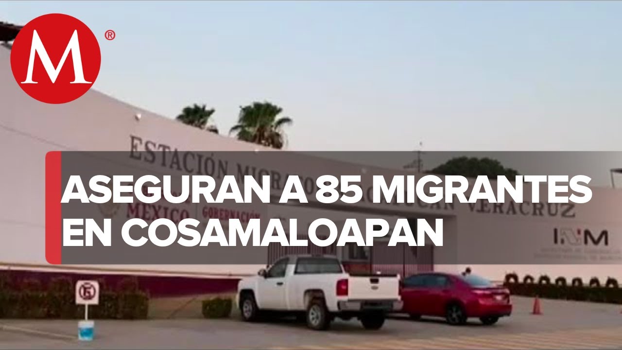 En Veracruz, 85 migrantes son asegurados por policías estatales