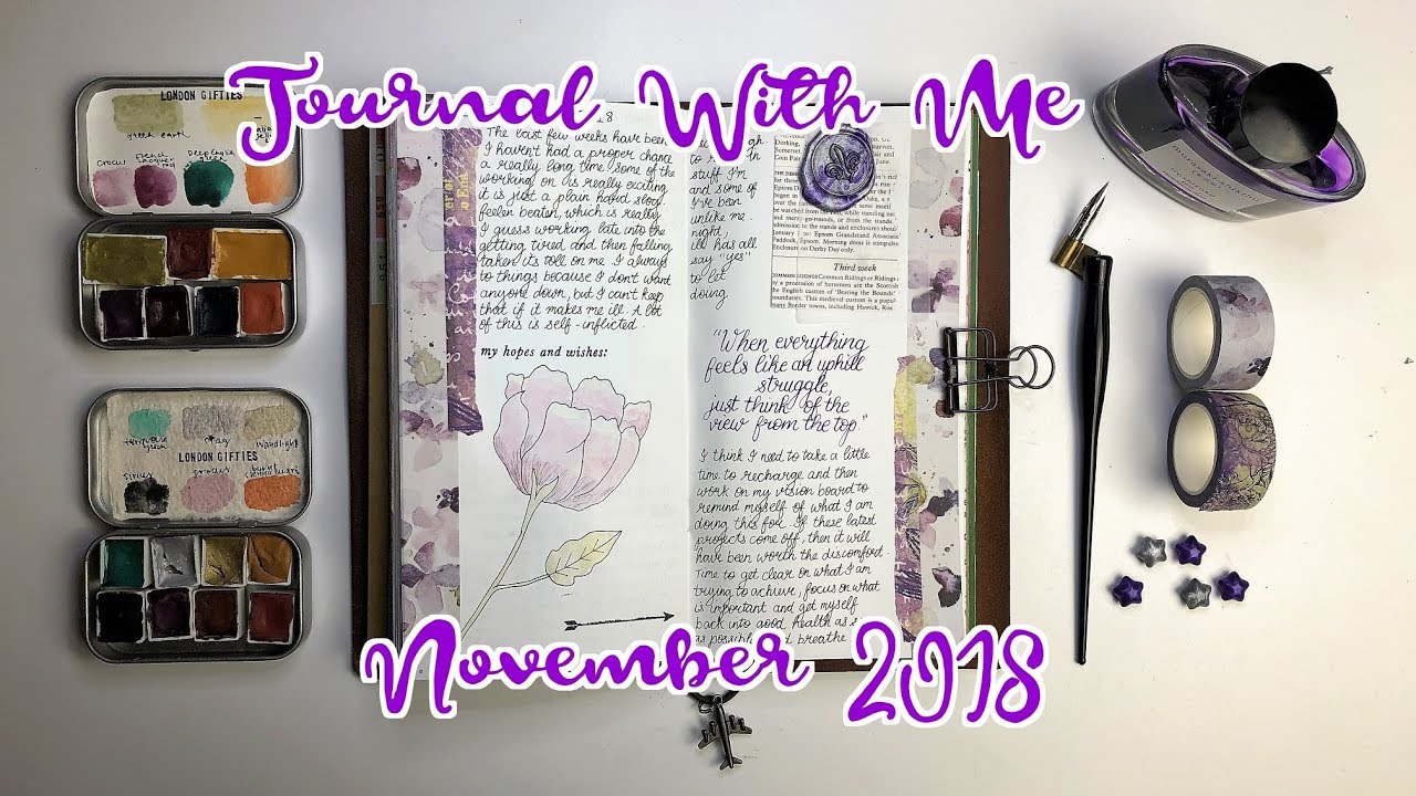 JOURNAL WITH ME | Travelers Notebook | November