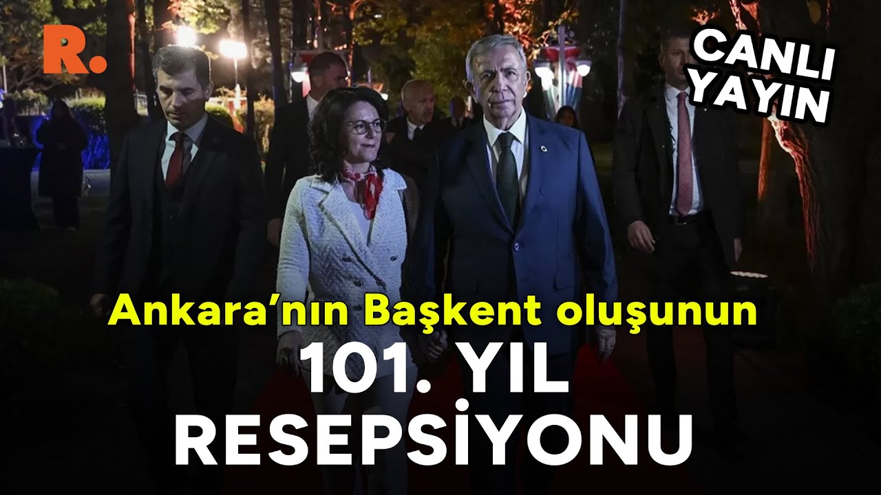 Ankara'nın Başkent oluşunun 101. yılı resepsiyonu 