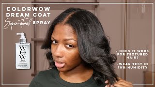 Color Wow Dream Coat Spray Humidity Test & Review | Does it work for textured hair? | Niara Alexis