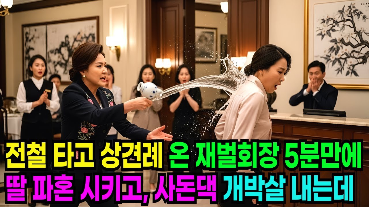 전철 타고 상견례에 온 재벌회장, 5분도 안되 딸 파혼시키고 예비사돈 개박살내는데../사연오디오/오디오북/노후사연/감동사연/