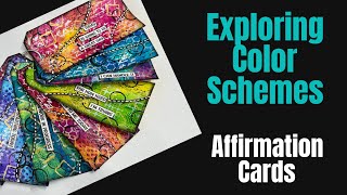 8 COLOR SCHEMES 7 LAYERED BACKGROUNDS  #artjournal #mixedmedia #melrobbins #affirmationsmorning