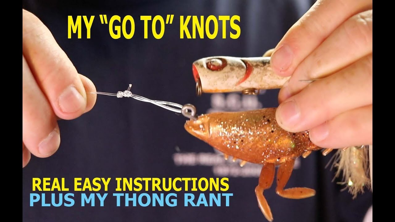 Fishing Knots: Trilene Knot - One of the BEST Fishing Knots for Mono or Fluorocarbon  Line 