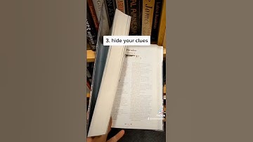 how to make a scavenger/treasure hunt #diy #puzzlegames #giftideas