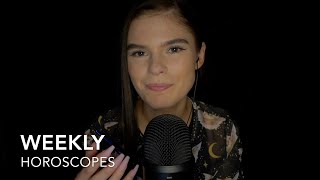 ASMR Reading your horoscopes 🔮 whispered
