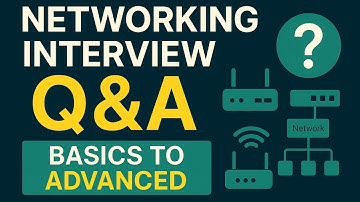 Top Networking Interview Q&A | From Basics to Advanced (2025 Guide)