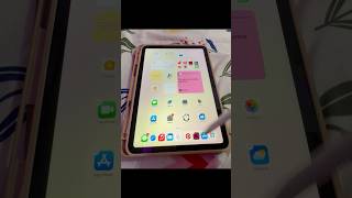 How to customise iPad Home Screen ✨💗🧿🍒 #trending #trendingshorts #ipad #tech #apple #pink