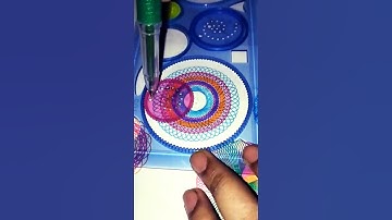 spirograph asmr art sound drawing relax #spiroart #drawing #spirograph