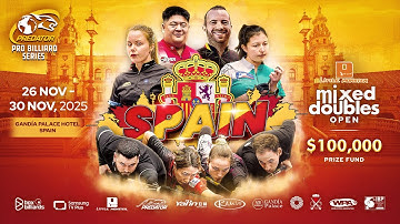 Table 1 - 🇪🇸 LITTLE MONSTER MIXED DOUBLES OPEN 2025 - Day 2 - Part 1