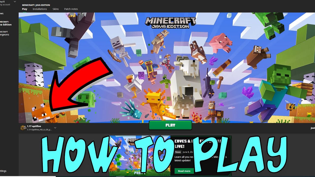 How To Play Minecraft 1.17 Caves & Cliffs UPDATE!!!! - YouTube
