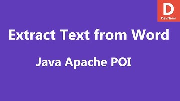 Java Apache POI Extract Text from Word Document