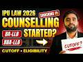 IPU LAW 2026 😱 Counselling Date OUT? Cutoff + Eligibility + Full Process