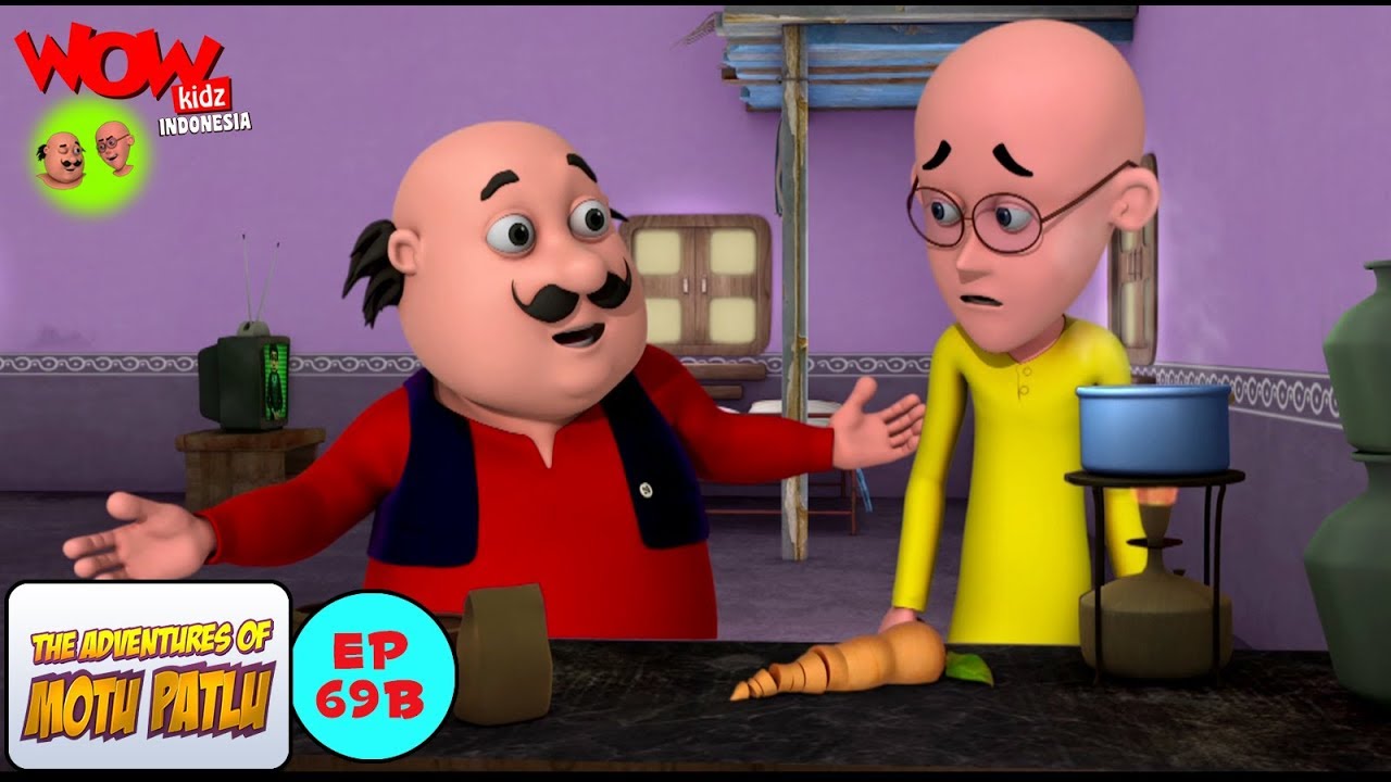 Persahabatan Motu Motu Patlu Dalam Bahasa Animasi 3D Kartun