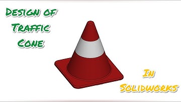 Design of Traffic Cone #design #trafficcone #solidworks #trafficconeinsolidworks #trafficconedesign