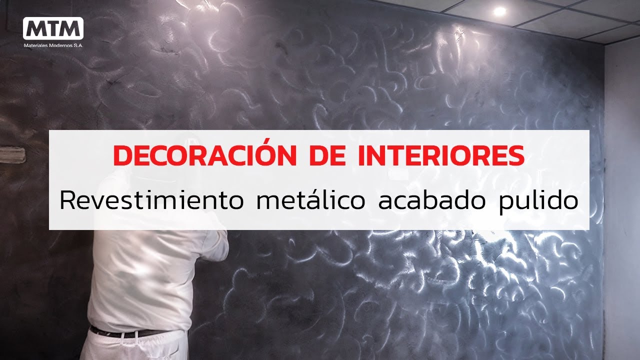 Cómo pintar una pared con efecto metalizado - Tixol Oxitec Inox Fine