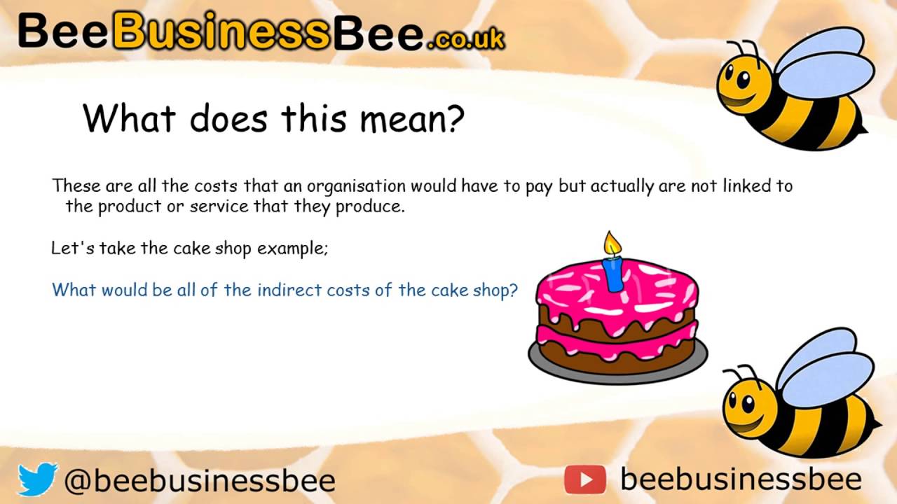 Direct and Indirect costs - YouTube