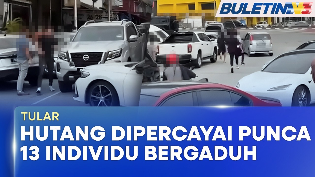 TULAR | Pertikaian Hutang Cetus Pergaduhan, 13 Lelaki Ditahan