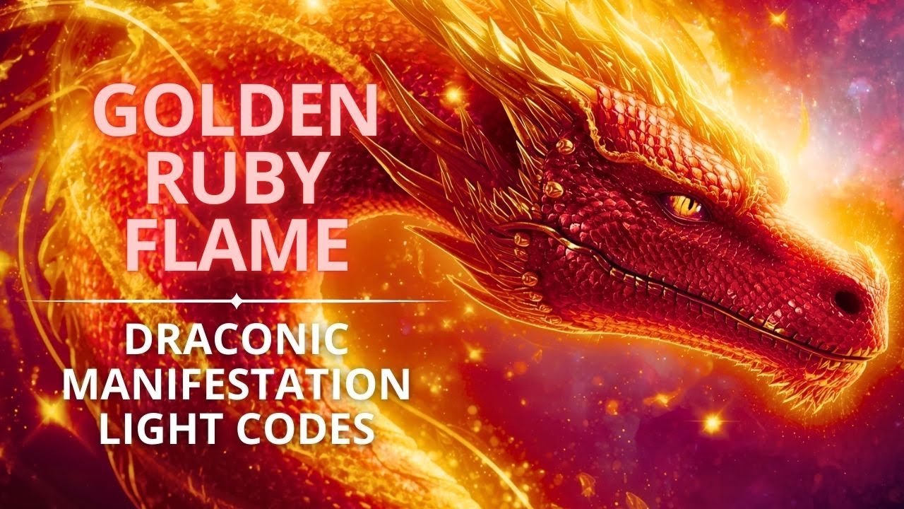 🔴 Manifest Your Destiny with Dravos | Golden Ruby Flame Draconic Light Codes for Miracles