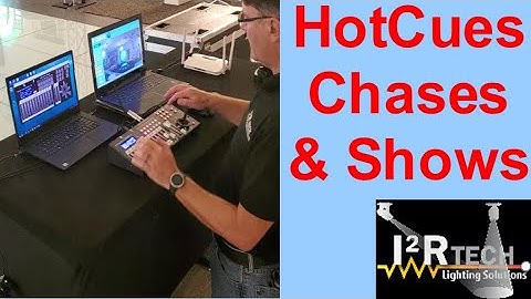 HotCues Chases and Shows on the DMX Board "Moving Head Controller 2.0" Live example on how to do it