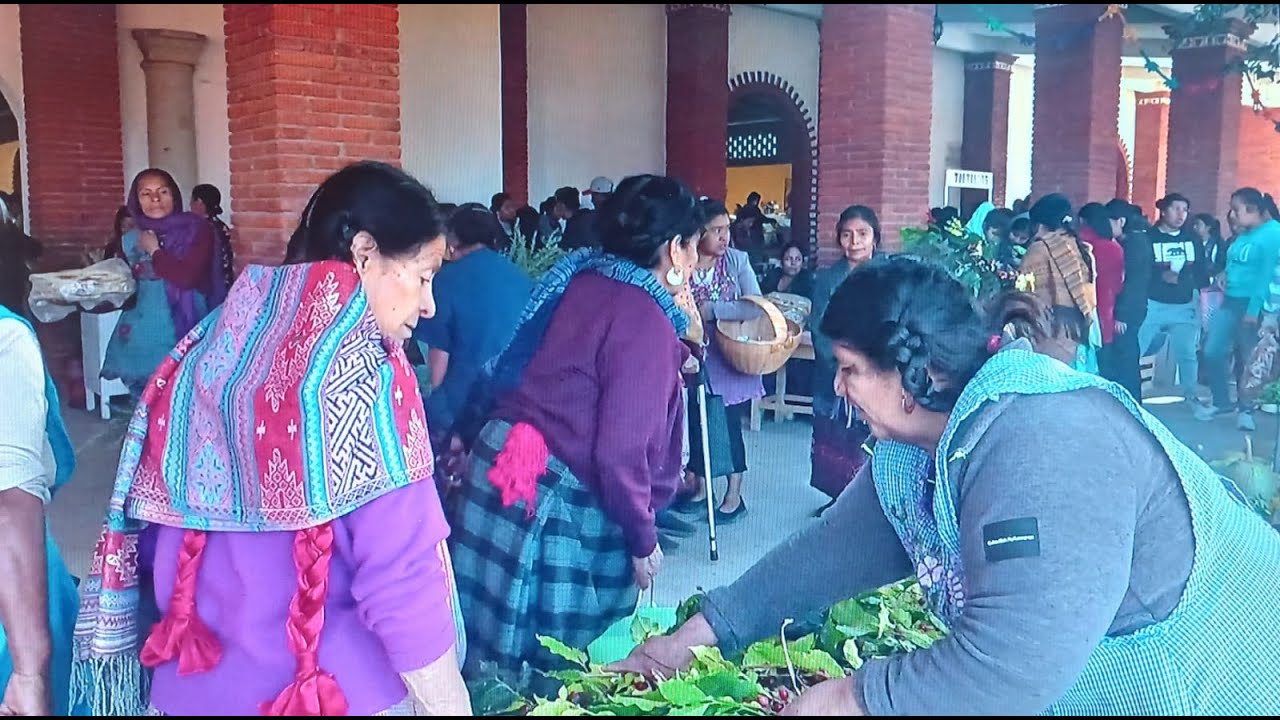 Mercado zapoteco, Teotitlán del Valle, Oaxaca, México.