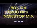 80’ｓ 洋楽 TOP 10 HITS、NONSTOP MIX（80年代、名曲、ヒット曲、ノンストップ、メドレー、MADONNA、DURAN DURAN、CULTURE CLUB など）