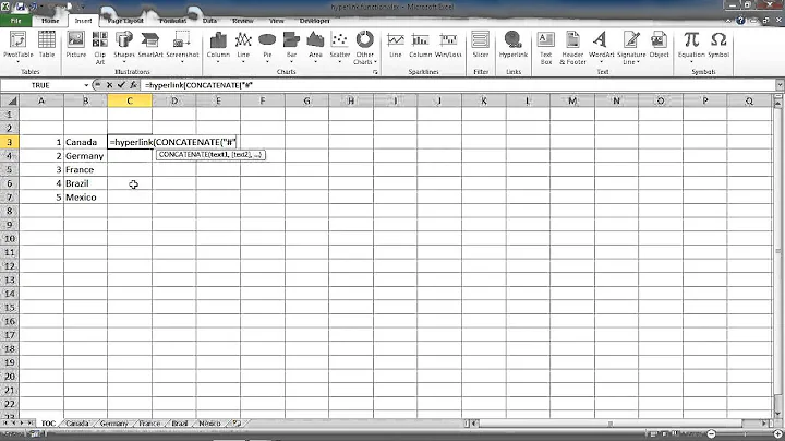 Create Dynamic Hyperlinks in Excel