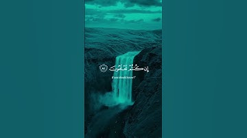 قران كريم. تلاوة (ياسر الدوسري)  راحة نفسية تلاوة خاشعة (قل لمن الارض و من فيها)