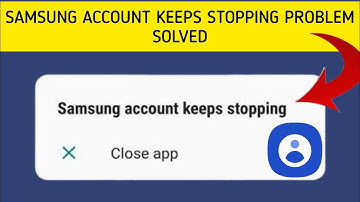 How To Solve Samsung Account Keeps Stopping Problem || Rsha26 Solutions