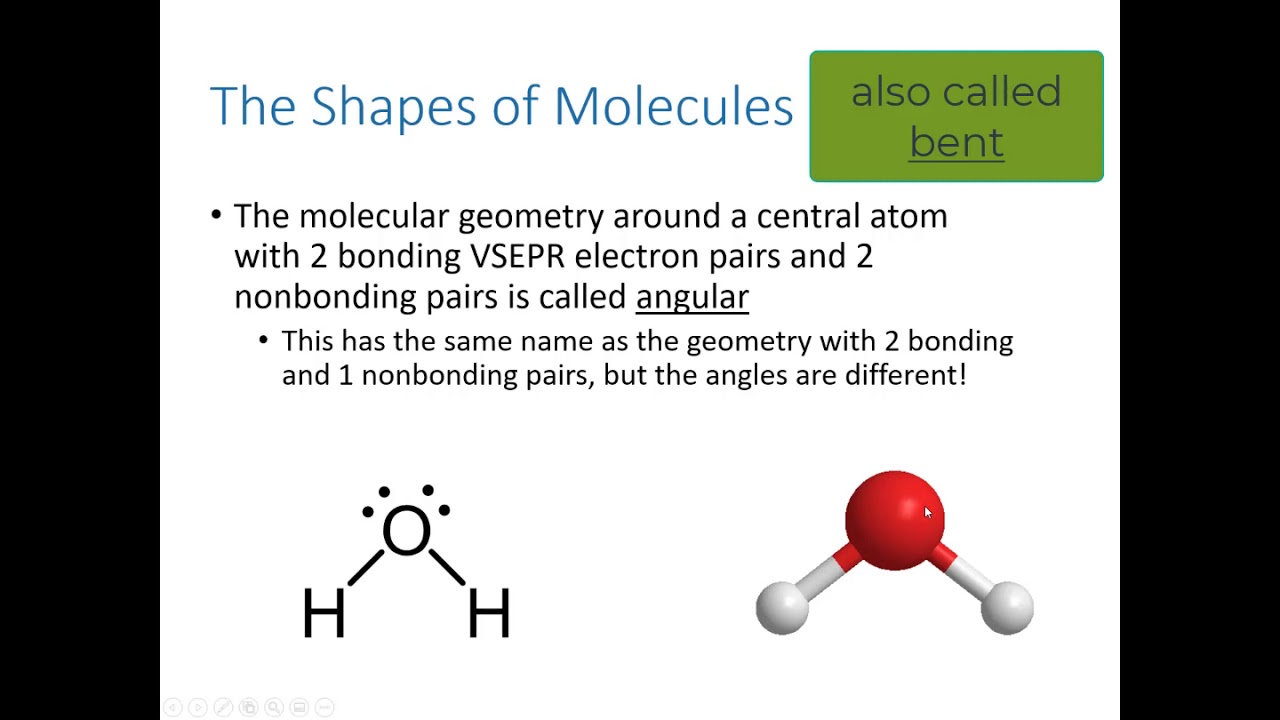 Chemistry 110, Chapter 3 Part 5 The Shapes of