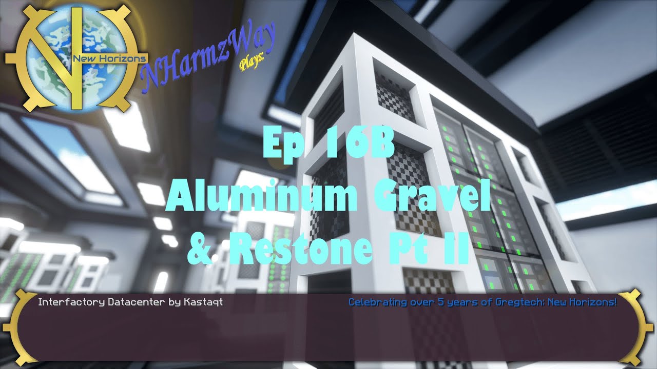 Gregtech Redstone NHarmzWay Plays Minecraft GregTech New Horizons Ep 16B Aluminum Gravel ...