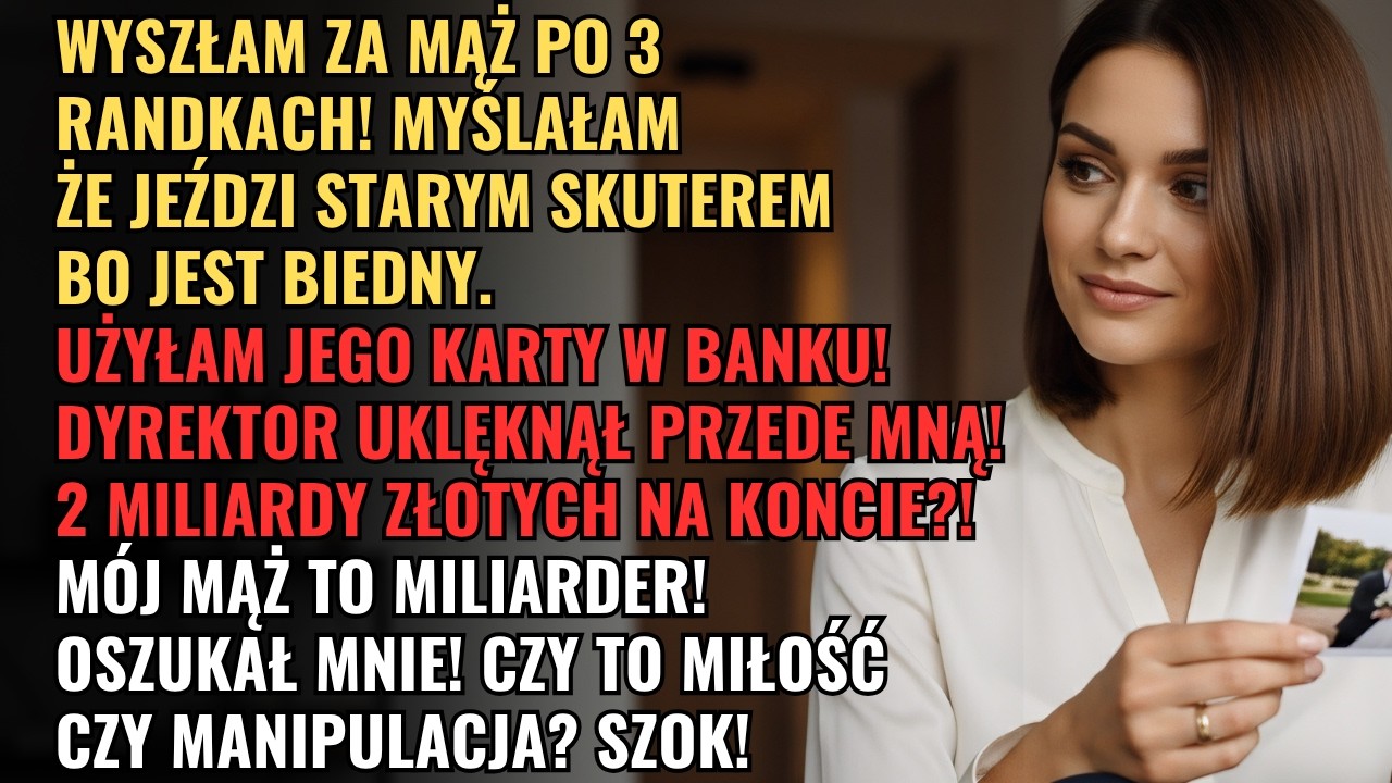 Zawsze śmiałam się z opowieści o Kopciuszku, aż do dnia, gdy dyrektor banku zapytał mnie: „Pani Kasiu, chce pani wypłacić setki tysięcy czy kilka milionów złotych?”. Wyszłam za Mateusza po trzech...