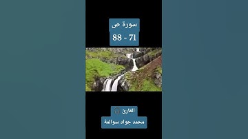 سورة ص 71-88: القارئ/محمد جواد سوالمة