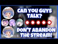Rushia, Botan and Towa bullying Pekora by not talking to her