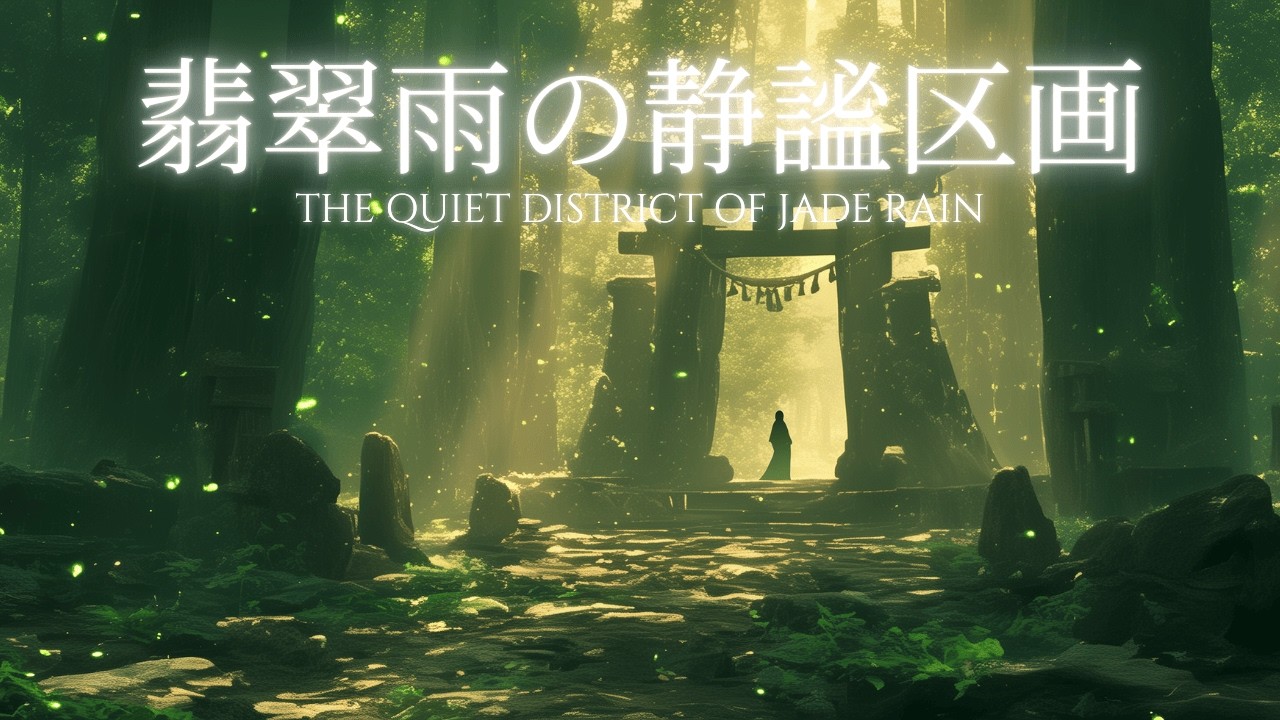 【異世界ケルト音楽】翡翠雨の静謐区画┃The Quiet District of Jade Rain《60min》【リラックス/作業用BGM】