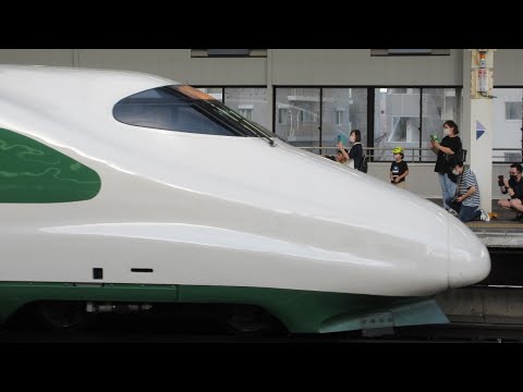 宇都宮発E2系(200系リバイバルカラー)+E3系(山形新幹線開業30周年ラッピング)