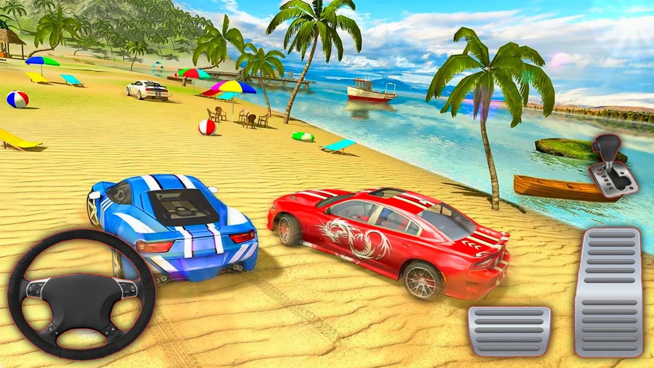 3D Water Surfur Car Floating Beach Drive - Android Gameplay