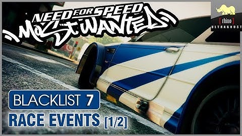 NFS Most Wanted - Blacklist 7 - Race Events (1/2)