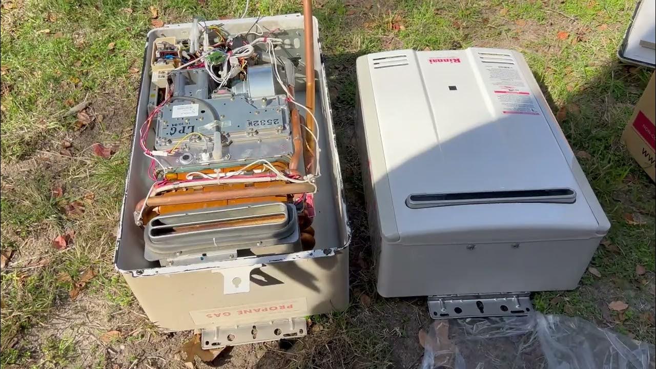 Rinnai Continuum 2532 replaced with a Rinnai v53DeP propane tankless