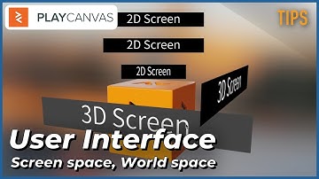 2D平面でも3D空間でもUIは簡単に作れる！ [PLAYCANVAS #TIPS]