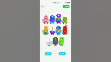 Level-537 in color hoop stack