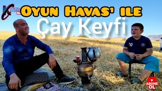 Oyun Havası Eşliginde Semaverde Çay Keyfi Yapıyoruz Resimi
