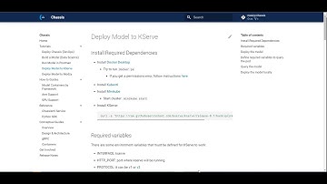 Open-source Chassis.ml - Deploy Model to KServe