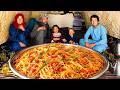 Life Inside a Mountain Cave in Afghanistan | Cooking Delicious Pasta | Village Life of Afghanistan