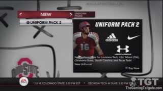 NCAA Football 14 - Uniform Pack #2