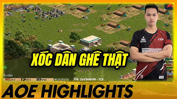 CHỦ LƯC - XÓC DÂN - LÊN 4 mãn nhãn Chim Sẻ Đi Nắng | AoE Highlights #aoe
