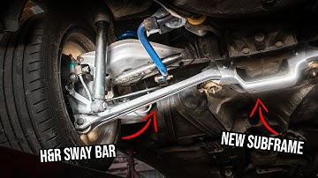 E36 Rear Subframe Refresh (Part 2) Installing the new subframe!