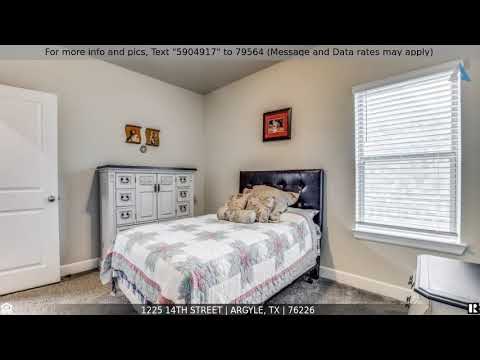 1225 14th Street, Argyle, TX home video tour